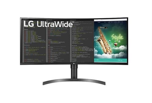 Ecran PC LG 35WN75CN-B 35 pouces Incurv&eacute; UWQHD Noir 