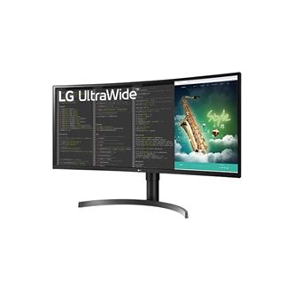 Ecran PC LG 35WN75CN-B 35" Incurvé UWQHD Noir