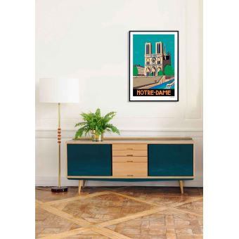 Affiche Notre-Dame Sergeant Paper 50x70cm Edition limitée signée