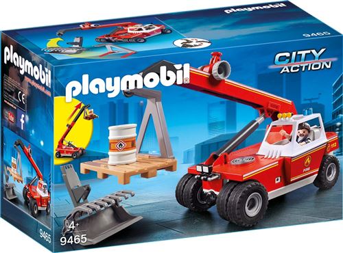 Playmobil City Action 9465 Pompier avec véhicule et bras