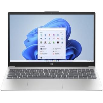 HP Portable 15-fc0200nz - AMD Ryzen 3 7320U / 2.4 GHz - Win 11 Home - Radeon 610M - 8 Go RAM - 512 Go SSD NVMe - 15.6" IPS 1920 x 1080 (Full HD) - Wi-Fi 6, Bluetooth 5.3 wireless card - argent naturel - clavier : Suisse