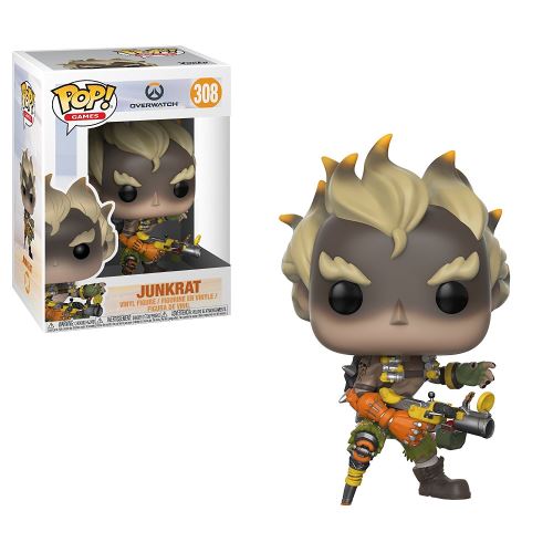 OVERWATCH-BOBBLE HEAD POP N°308-JUNKRAT