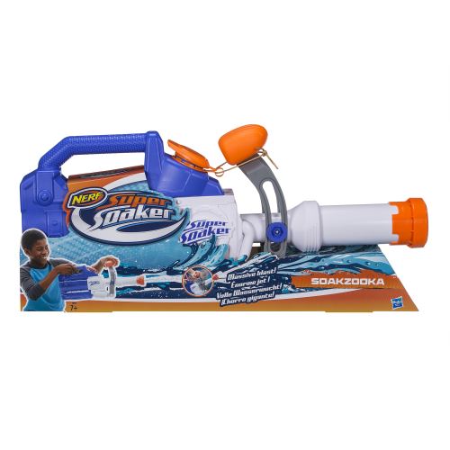 Pistolet à Eau Nerf Super Soaker Soakzooka - Réservoir 1,6L Pour Batailles D'Eau Géantes