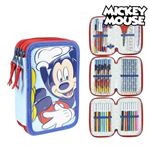 Trousse Triple avec accessoires Cerda Premium Mickey