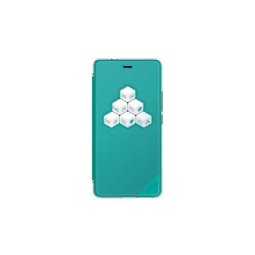 Coque Wiko Smart Folio Wicube Bleen Pour Tommy 2 Plus