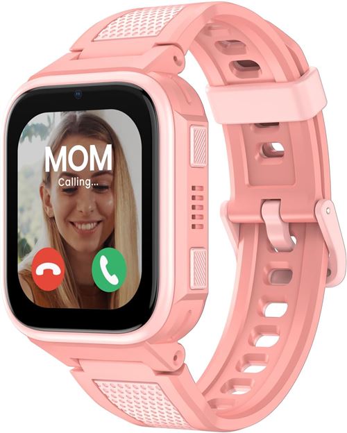 La Lagenio K10 IA est dotee d''une puissante batterie de 950 mAh la montre offre une autonomie de 4 jours. Appels video 4G chat vocal appels telephoniques et appels d''urgence : Parents et enfants peuvent passer facilement des appels video 4G.