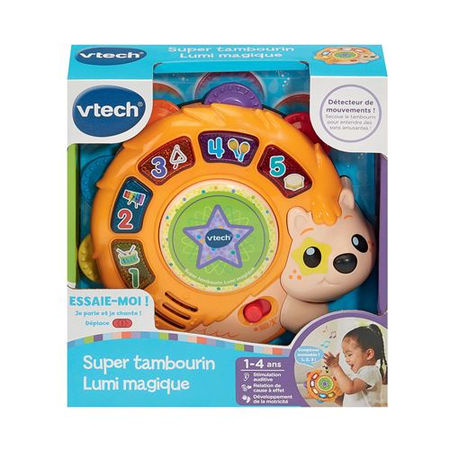 Jouet musical d'éveil Vtech Baby Super Tambourin Lumi Magique - Vtech Baby
