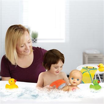 Poupon Vtech Little Love Valentin prend son bain