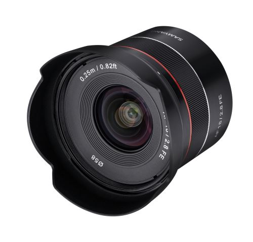 Objectif hybride Samyang AF 18 mm f2 8 pour Sony FE - vue 1