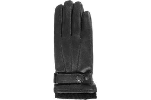 Gants Isotoner Tactiles Cuir de chèvre Noir M pour Homme