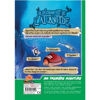 Livre intéractif Gameflow Ma première aventure Découverte de l'Atlantide