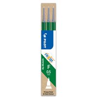 Set de 3 recharges Pilot FriXion Point Pointe fine Vert