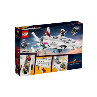 76130 L'attaque de Spider Man avec le jet de Stark, LEGO Marvel Super Heroes