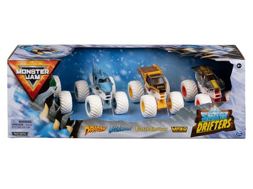 Pack De 4 Véhicules Monster Jam