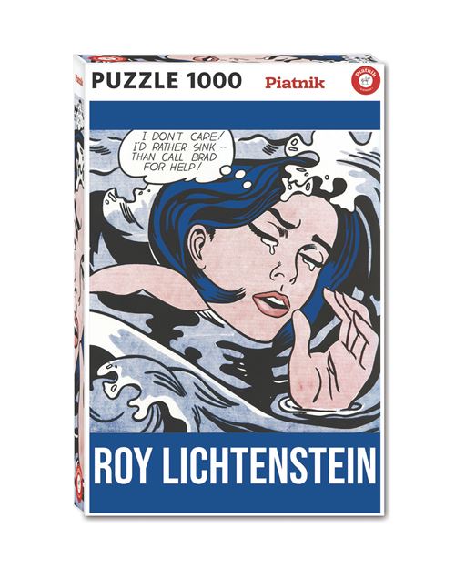 Puzzle 1000 pièces Piatnik Drowning Girl Lichtenstein