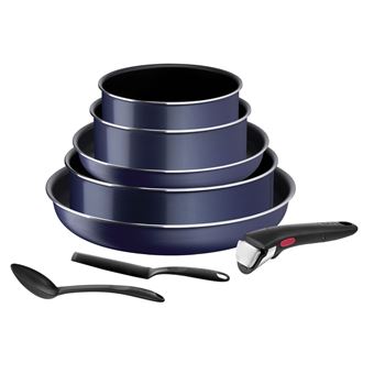 Batterie De Cuisine Tefal Ingenio All-In-One 8 Pièces - Empilable Induction Rouge