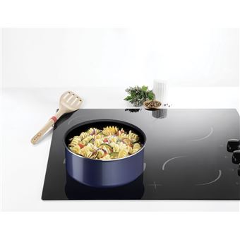 Batterie de cuisine 8 pièces Tefal Ingenio Easy Cook N Clean Empilable Bleu pailleté