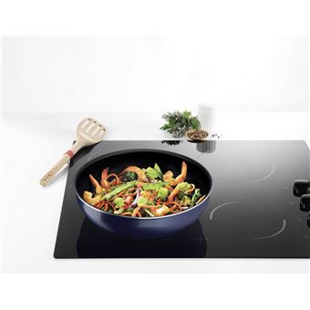 Batterie de cuisine 8 pièces Tefal Ingenio Easy Cook N Clean Empilable Bleu pailleté