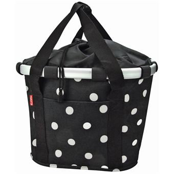 Panier KlickFix Bikebasket Noir à poids