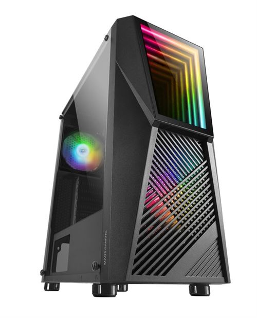 Mars Gaming Noir Boitier Pc Mc777 Verre Trempé Atx 9 Ventilateurs - Image 4