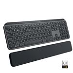 Clavier rétroéclairé sans fil Bluetooth QWERTY Logitech MX Noir graphite