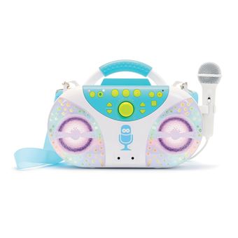 Jouet musical Singing Machine Karaoké Boombox Bluetooth avec micro