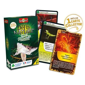 Jeu de cartes Bioviva Défis Nature Super pouvoirs des animaux