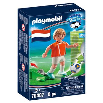 Playmobil Sports & Action 70487 Joueur Néerlandais