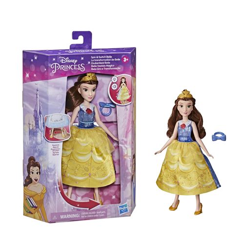 Poupée Disney Princesses Belle et ses tenues 27 cm - Poupée