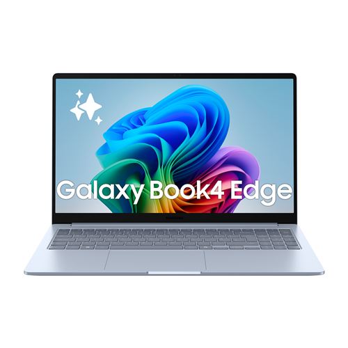 PC portable Samsung Galaxy Book4 Edge 15,6" Copilot+ Snapdragon® X 16 Go RAM 512 Go SSD Gris glacier