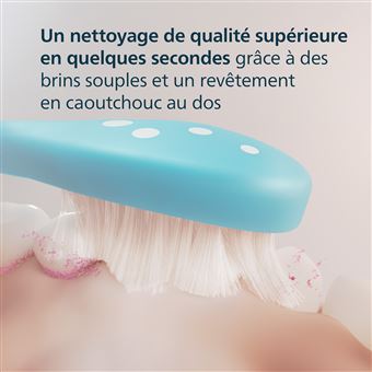 Philips Sonicare for Kids - tetes de brosse a dents de rechange d''origine pour enfants a partir de 7 ans, lot de 2, HX6042/90