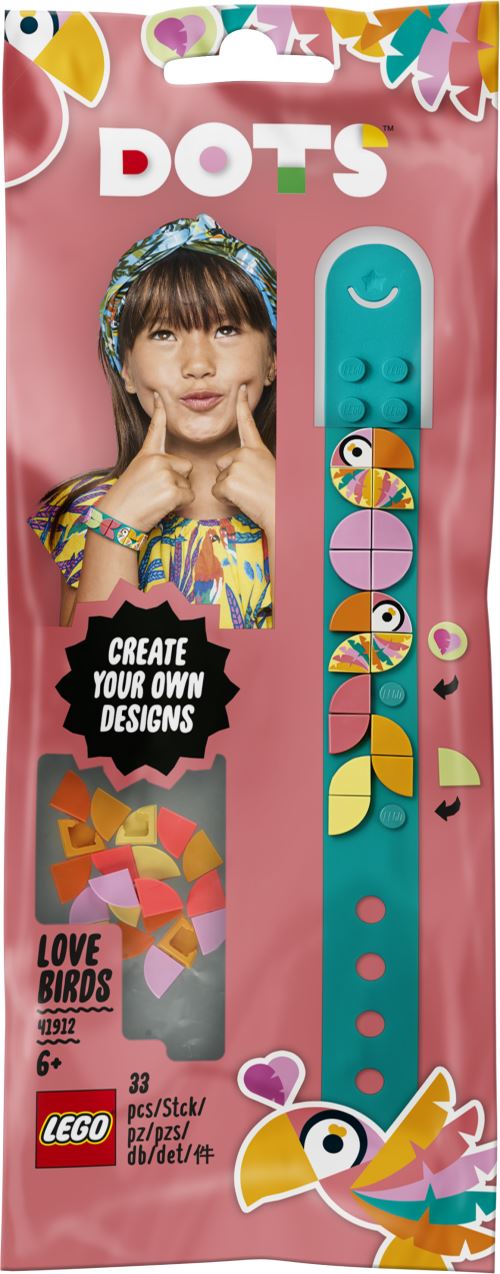 LEGO® DOTS™ 41912 Le bracelet Oiseaux amoureux