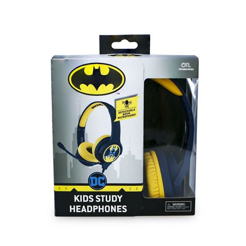 Otl Jeu Éducatif Et Électronique Casque Multimédia Avec Micro Détachable Dc Batman