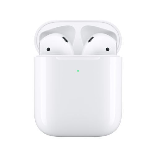 Apple Airpods 2 Blanc avec boîtier de charge sans fil à induction Reconditionné Grade A+ Reborn