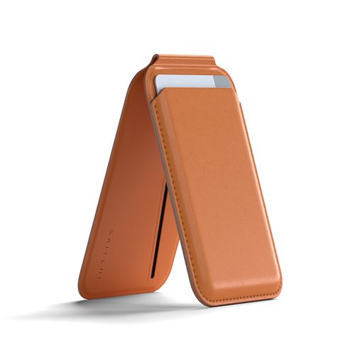 Support téléphone + porte-carte MW Magsafe Satechi Orange