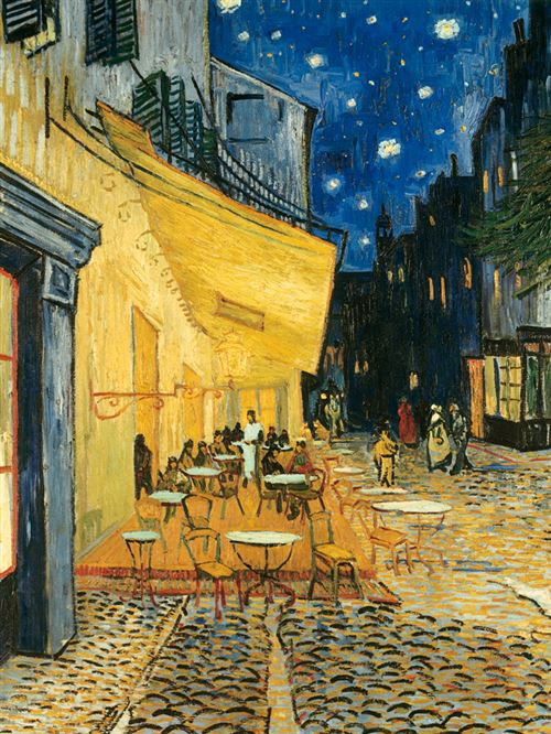 Puzzle 1000 pièces Ravensburger Terrasse de café, le soir Vincent Van Gogh