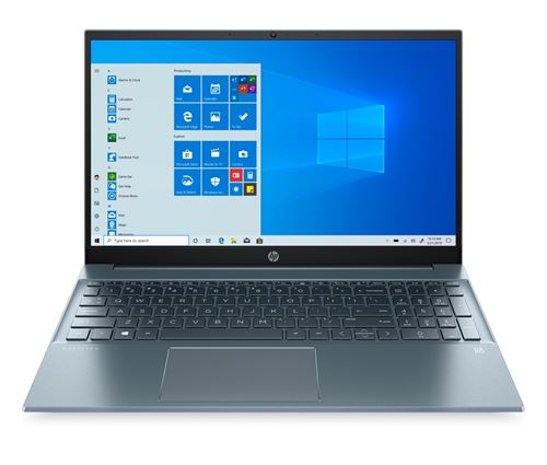 PC Portable HP Pavilion 15-eg0083nf 15.6" Intel Core i5 16 Go RAM 1 To SSD Bleu brouillard