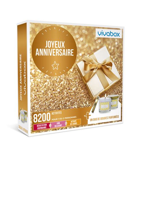 Coffret Cadeau Vivabox Joyeux Anniversaire Coffret Cadeau Achat Prix Fnac