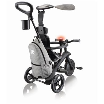 Tricycle Globber Explorer 4 en 1 Deluxe Play Noir et Gris