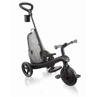 Tricycle Globber Explorer 4 en 1 Deluxe Play Noir et Gris