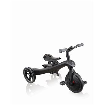 Tricycle Globber Explorer 4 en 1 Deluxe Play Noir et Gris