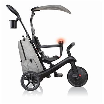 Tricycle Globber Explorer 4 en 1 Deluxe Play Noir et Gris