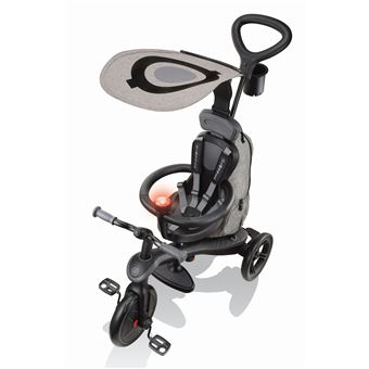 Tricycle Globber Explorer 4 en 1 Deluxe Play Noir et Gris