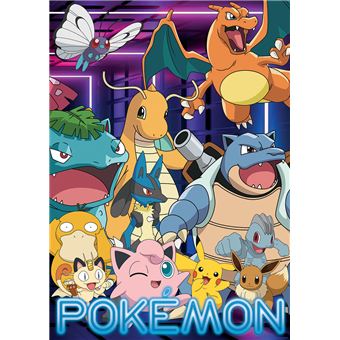 Puzzle 1500 pièces Nathan Pokémon néon