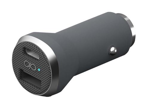Chargeur voiture Force Power avec ports USB et USB-C 5.4 A