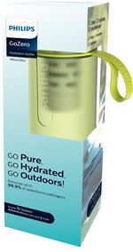 Gourde d'hydratation filtrante Philips GoZero AWP2722LIR/10 590 ml Vert