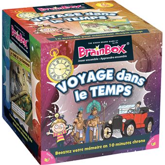 Jeu de mémoire Asmodée BrainBox Voyage dans le temps