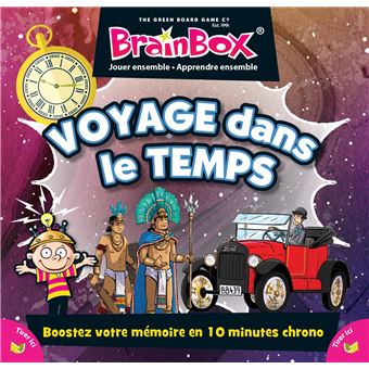 Jeu de mémoire Asmodée BrainBox Voyage dans le temps