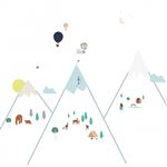 MIMI'LOU STICKER GEANT - BIG MOUNTAINS