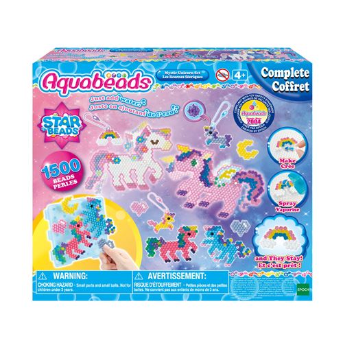 Kit créatif Aquabeads Les licornes féériques - Aquabeads